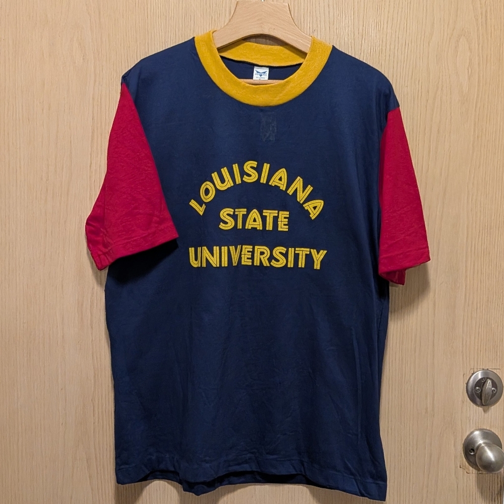 Vintage Louisiana State University T-shirt, 1970s/80s